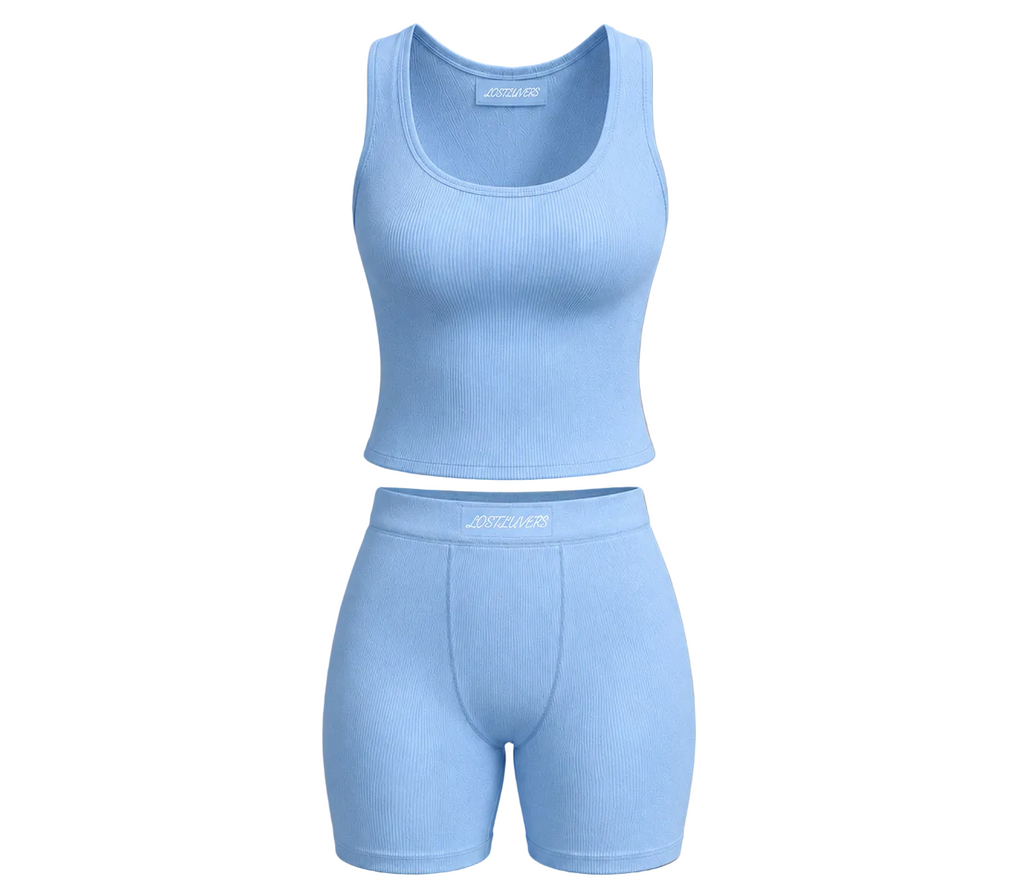Light Blue /Sleeveless Loungewear