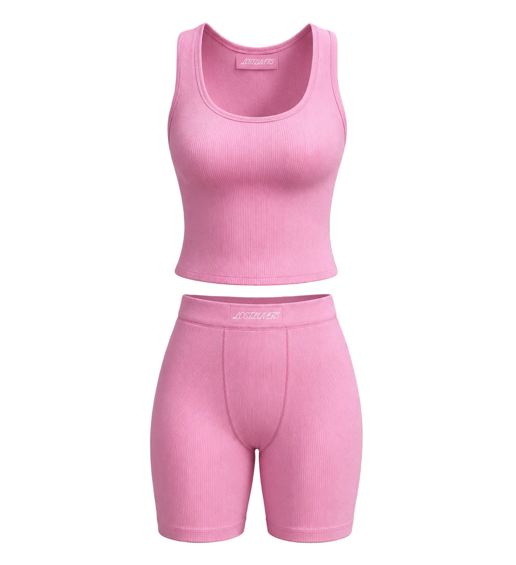 Pink/Sleeveless Loungewear