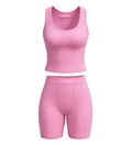 Pink/Sleeveless Loungewear