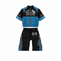 LostLuvers Short Sleeve Windbreaker set