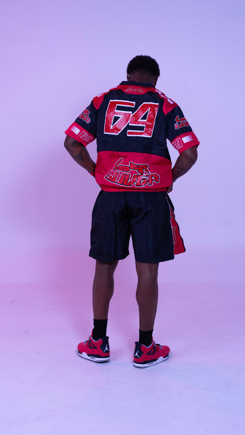 LostLuvers Short Sleeve Windbreaker set