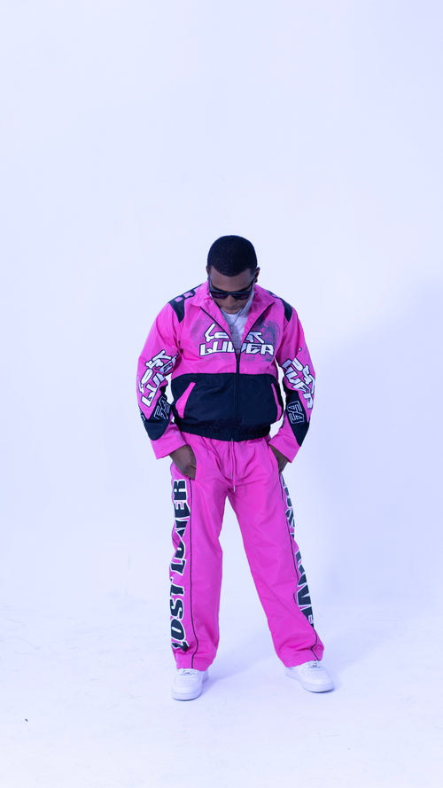Pink/Black Nylon Set