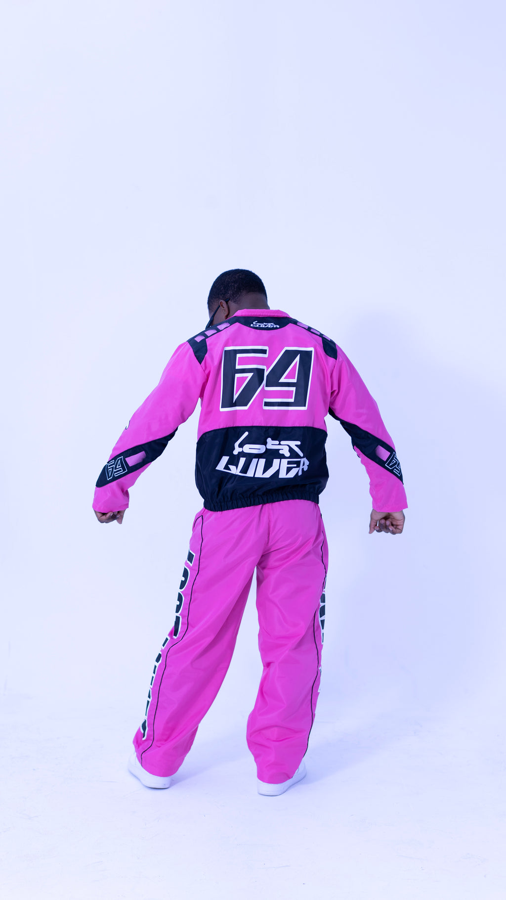Pink/Black Nylon Set